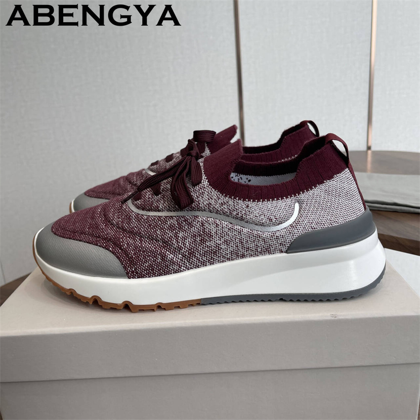 Men New Multicolour Knitted lo - مراجعة Loafer Slip On Men وسعره