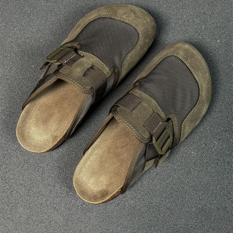 Platform Half Shoes for Man Mu - مراجعة Sport Slide Men وسعره